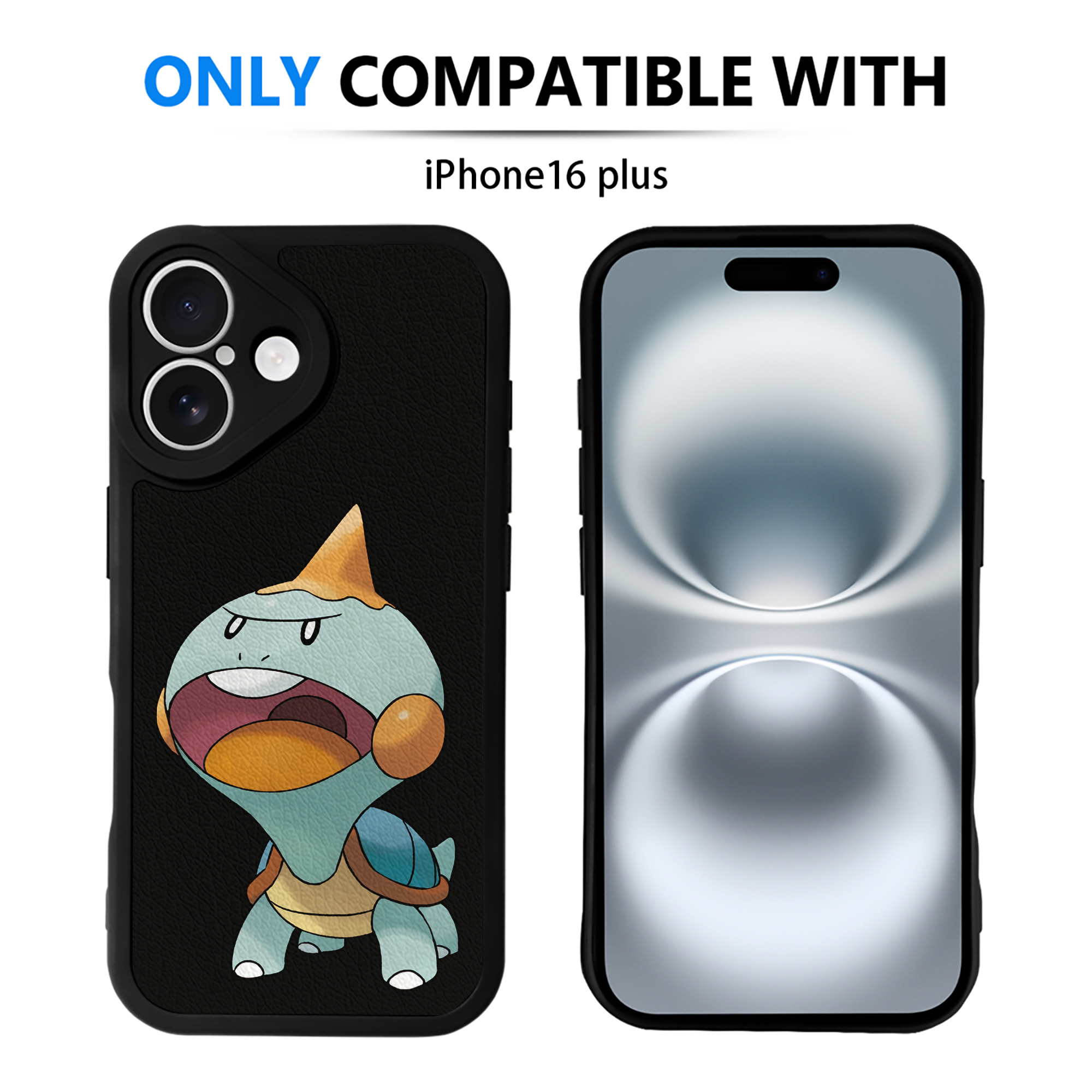 （画像用） ポケットモンスター Pokémon 【iPhone 16シリーズ対応】シリコンスマホケース（レザー調） 材質：シリコン